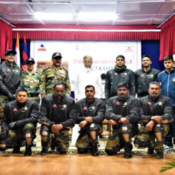 Experience the excitement of the India@75 BRO Motorcycle Expedition! Learn about the incredible 10,000 km journey.