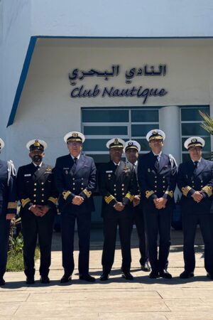 INS Sudarshini departs Casablanca Morocco