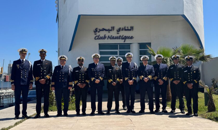 INS Sudarshini departs Casablanca Morocco
