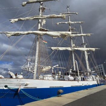 INS Sudarshini arrived at Las Palmas