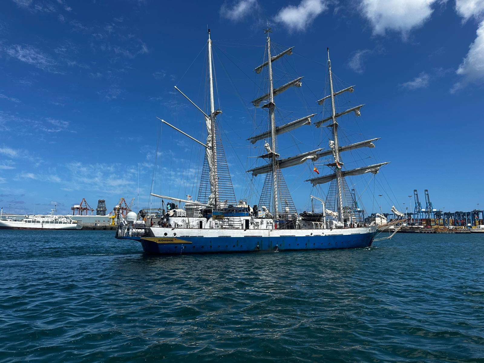 INS Sudarshini at Las Palmas