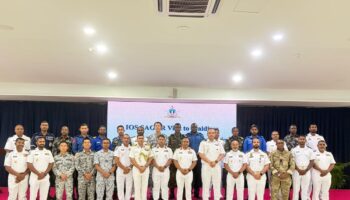 NS Sunayna Sails Out of Malé