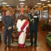 PRESIDENT VISITS HEADQUARTERS