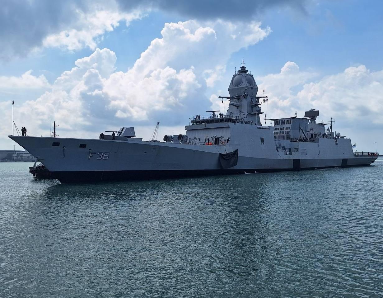 INS Udaygiri Kavaratti Shakti Arrive in Singapore