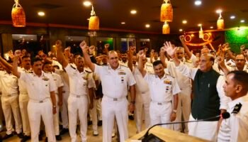 Rajnath Singh Indian Navy