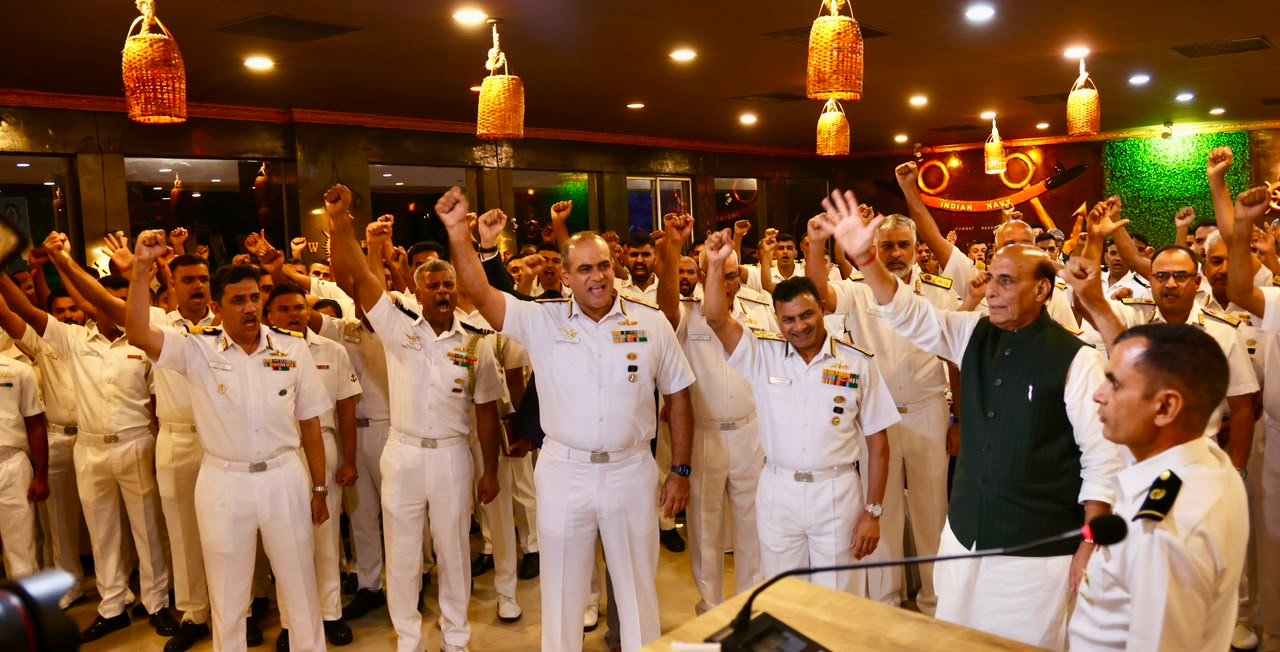 Rajnath Singh Indian Navy