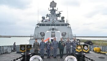 INS Sahyadri India-South Korea naval exercise